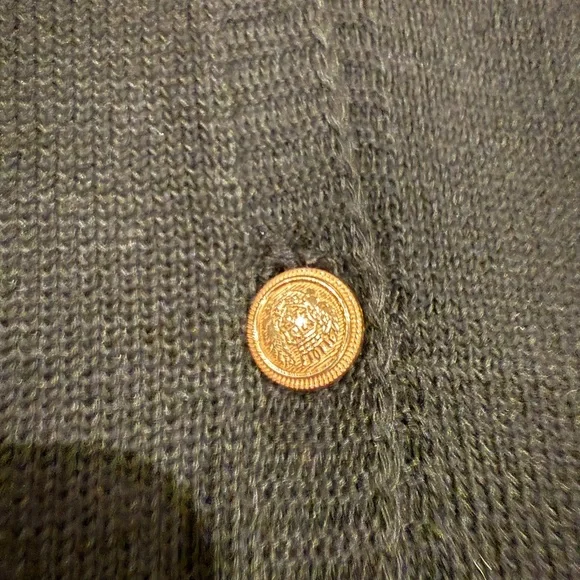 Nevaeha Black Knit Mini Dress with Buttons - Picture 3 of 9